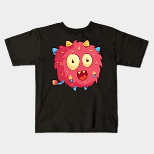 Suspicious Cute Monster Kids T-Shirt